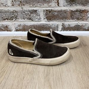 Roxy Slip ons with Sherpa Lining